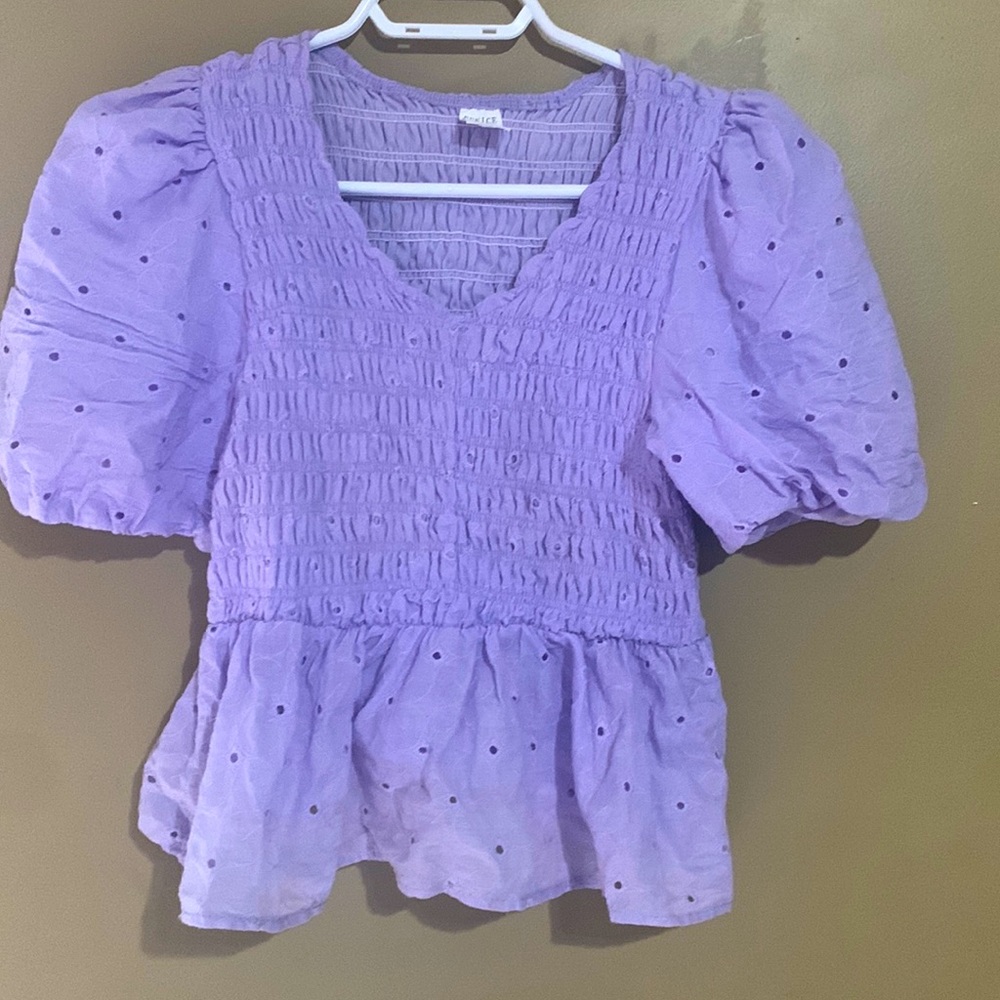 Purple blouse